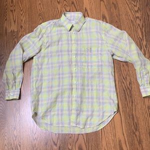 Brioni Men’s Linen Button Down Dress Shirt